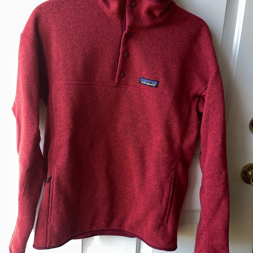 Patagonia Maroon Snap-T Fleece